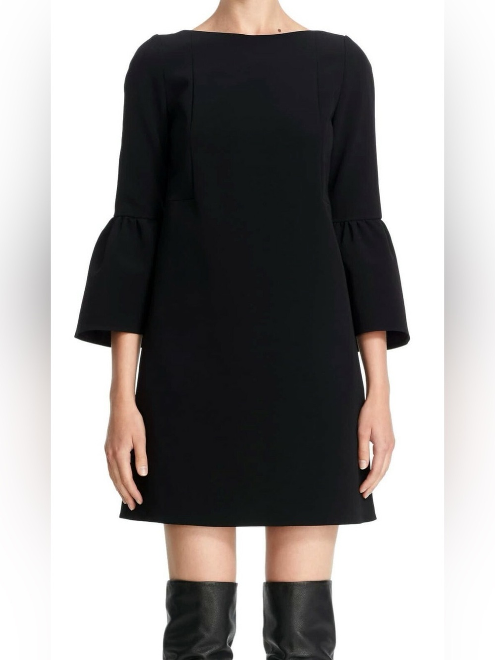 LAFAYETTE 148 Dress Marissa Flounce Sleeve Cuff 14
